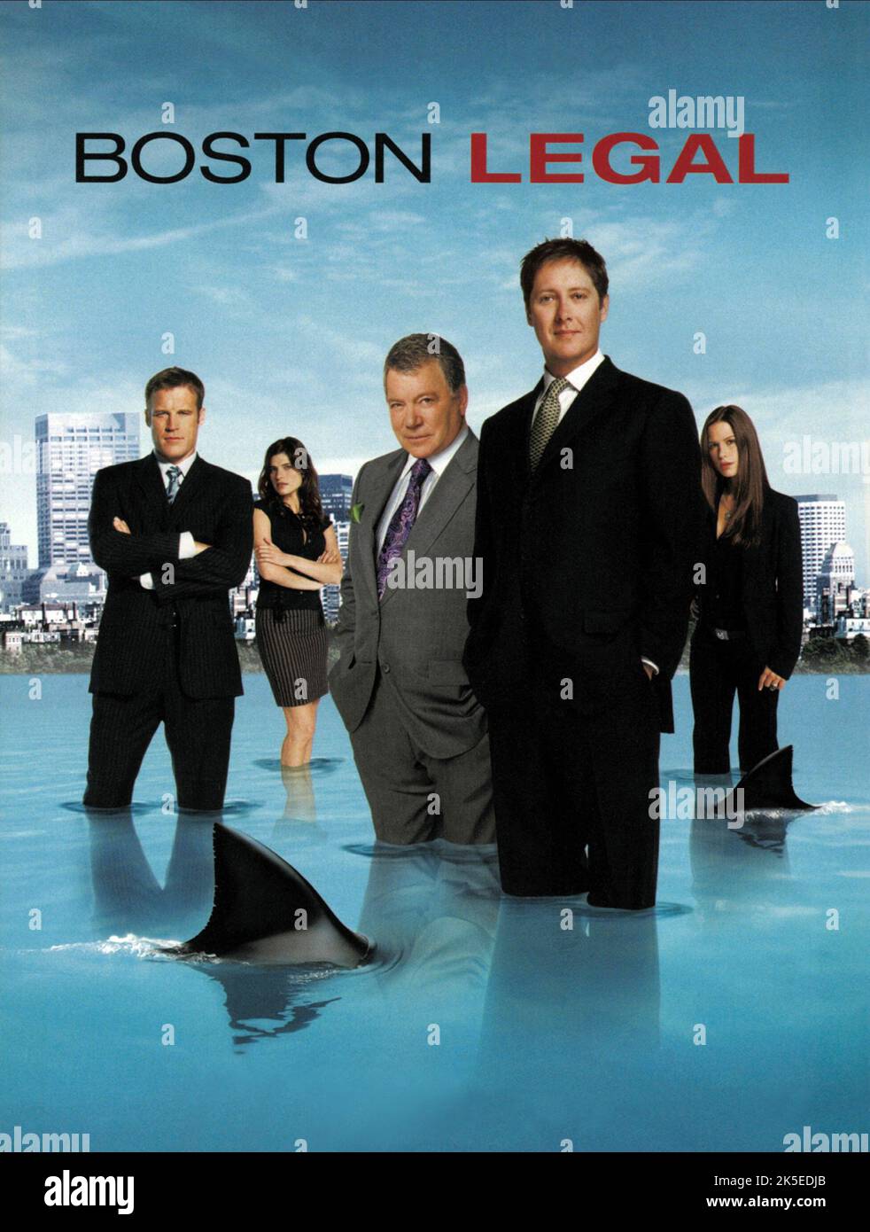 VALLEY,BELL,SHATNER,SPADER,POSTER, BOSTON LEGAL, 2004 Foto Stock