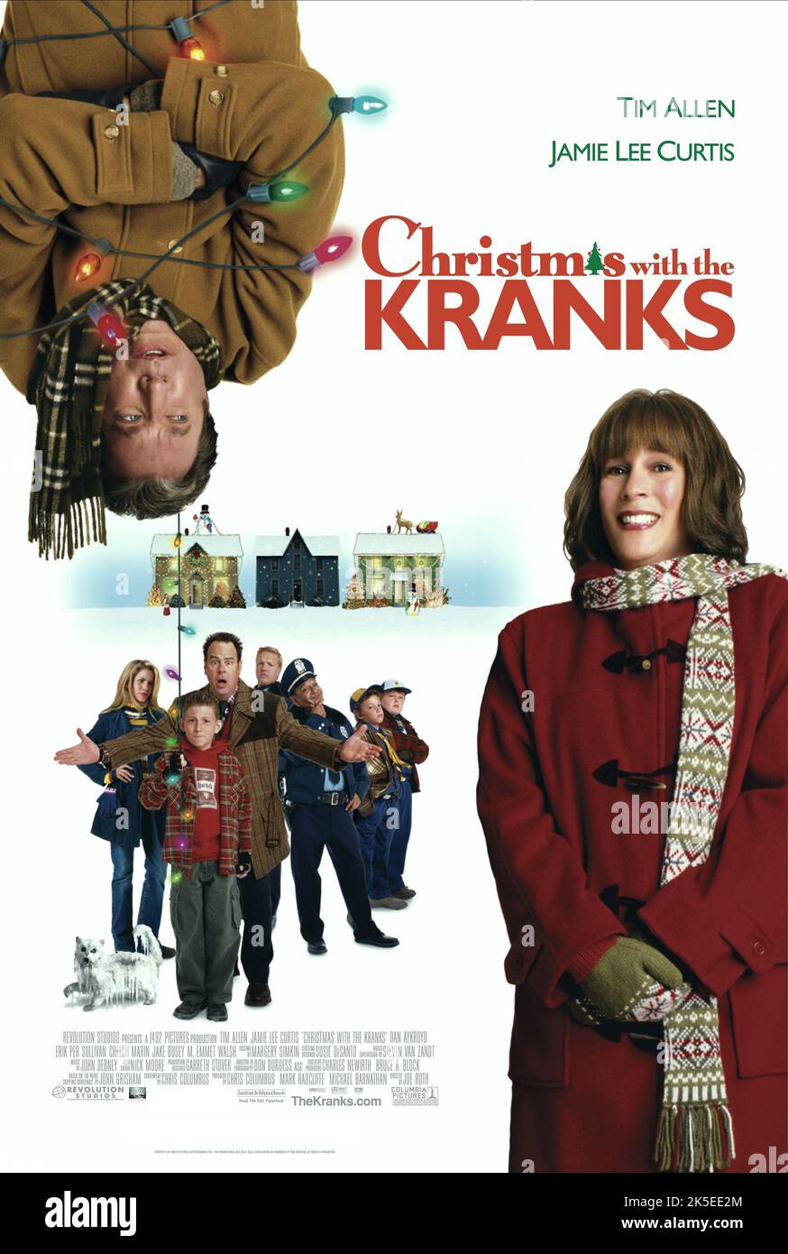 TIM ALLEN, ERIK PER SULLIVAN, dan aykroyd, Jamie Lee Curtis POSTER, NATALE CON LA KRANKS, 2004 Foto Stock