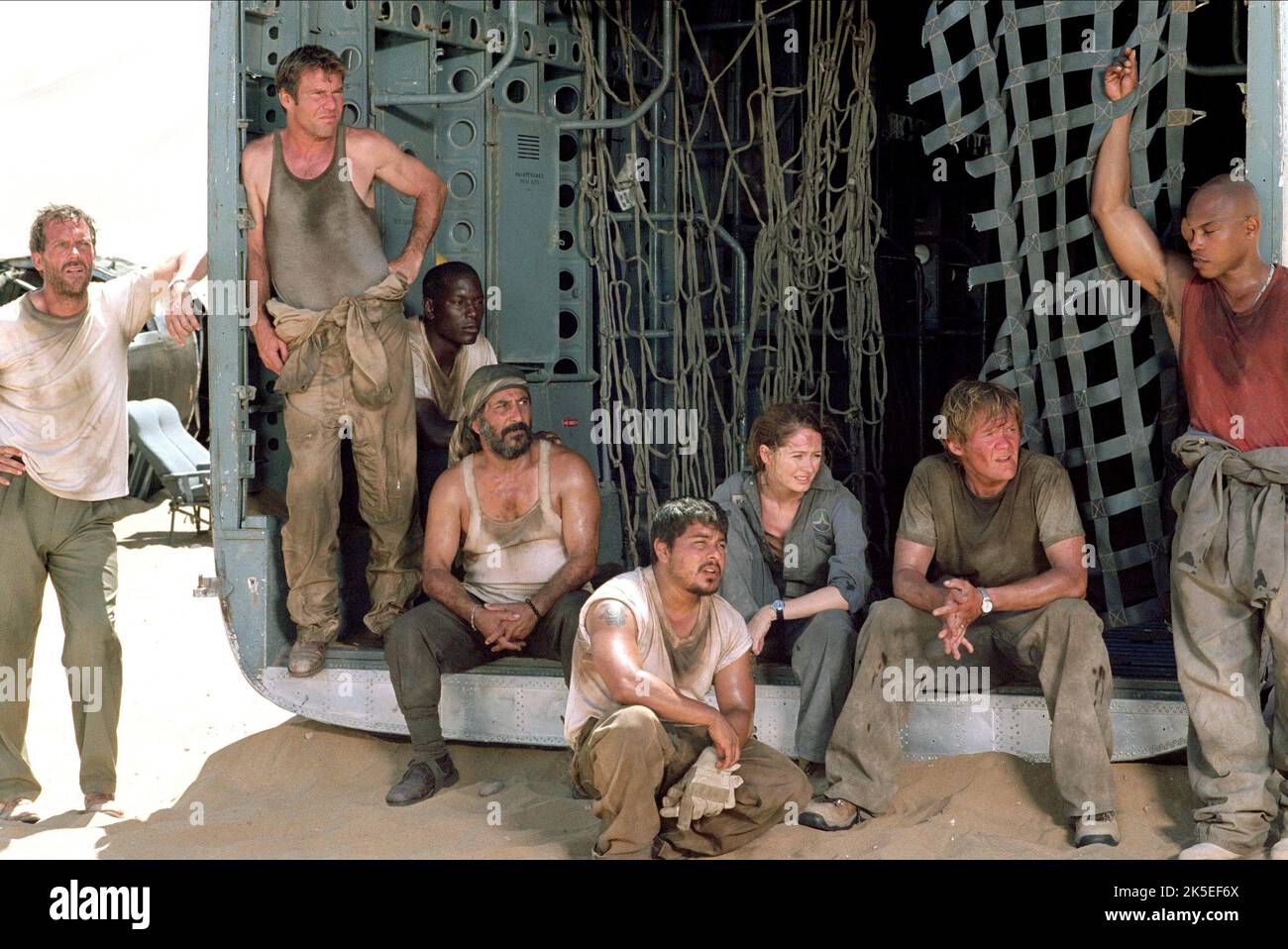 HUGH LAURIE, Dennis Quaid, Tyrese Gibson, MIRANDA OTTO, SCOTT MICHAEL CAMPBELL, volo di Phoenix, 2004 Foto Stock