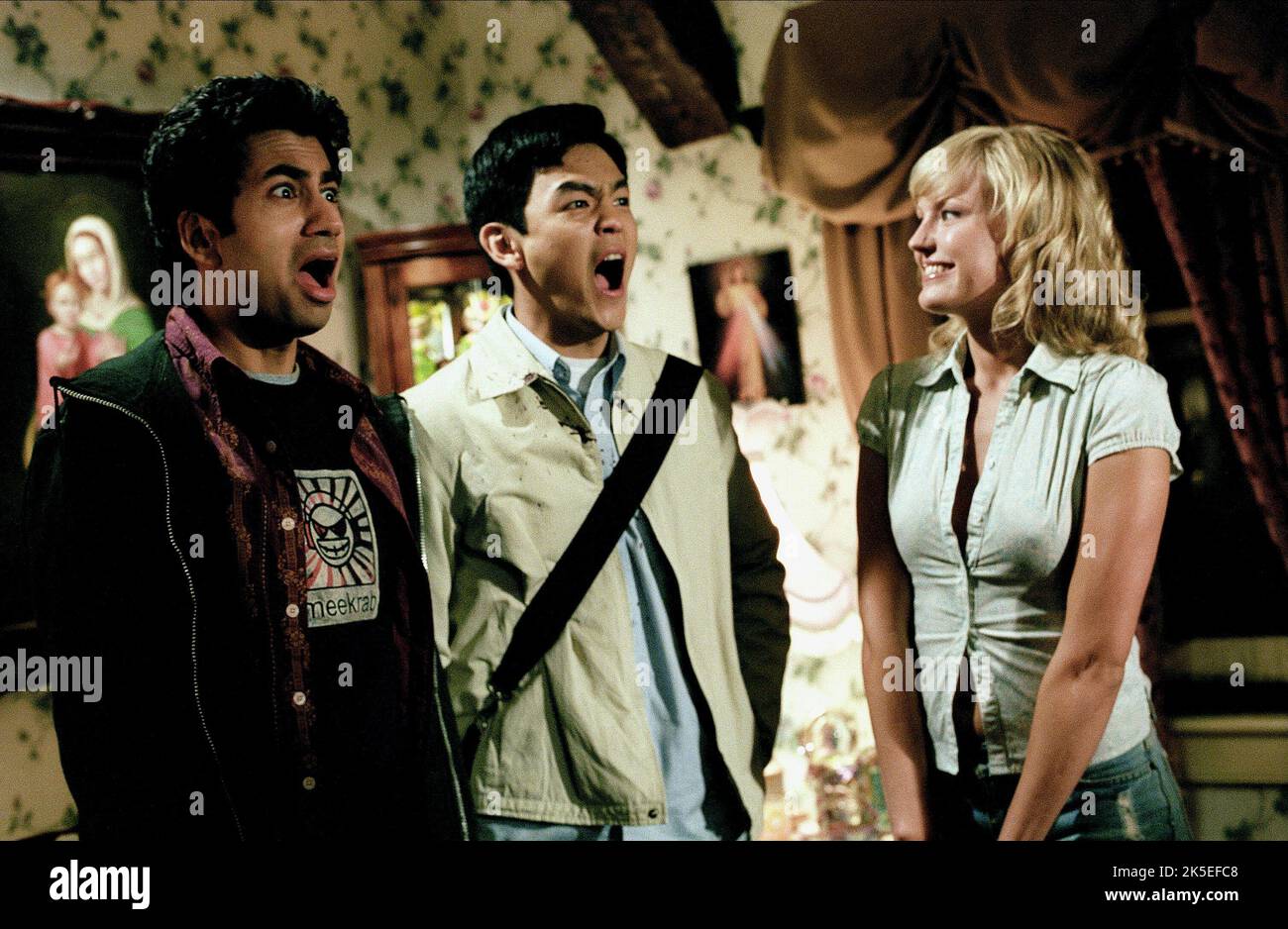 KAL PENN, John Cho, Malin Akerman, Harold e Kumar vanno al castello bianco, 2004 Foto Stock