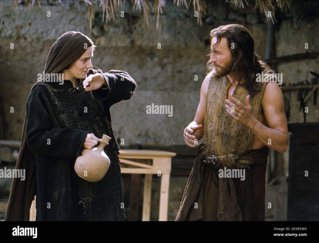 MAIA MORGENSTERN, JAMES CAVIEZEL, LA PASSIONE DI CRISTO, 2004 Foto Stock