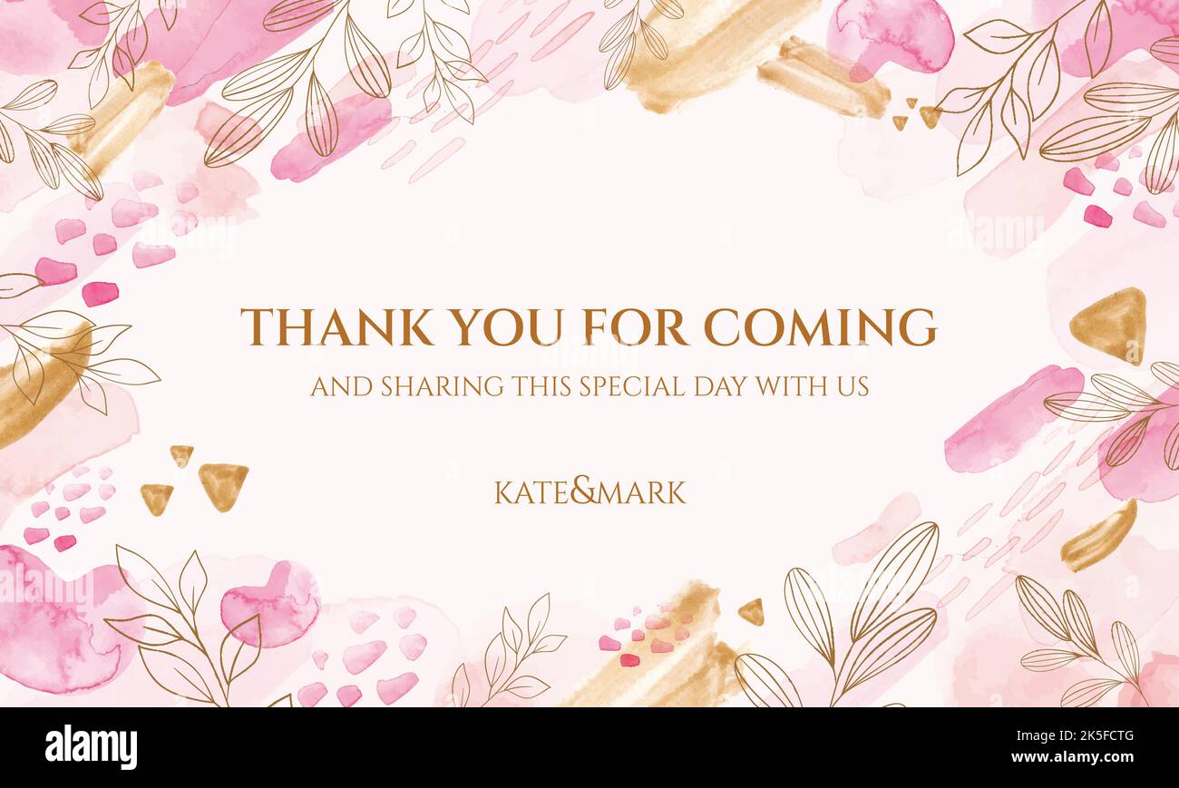 watercolor disegno a mano di foto di matrimonio disegno vettoriale illustrazione Illustrazione Vettoriale