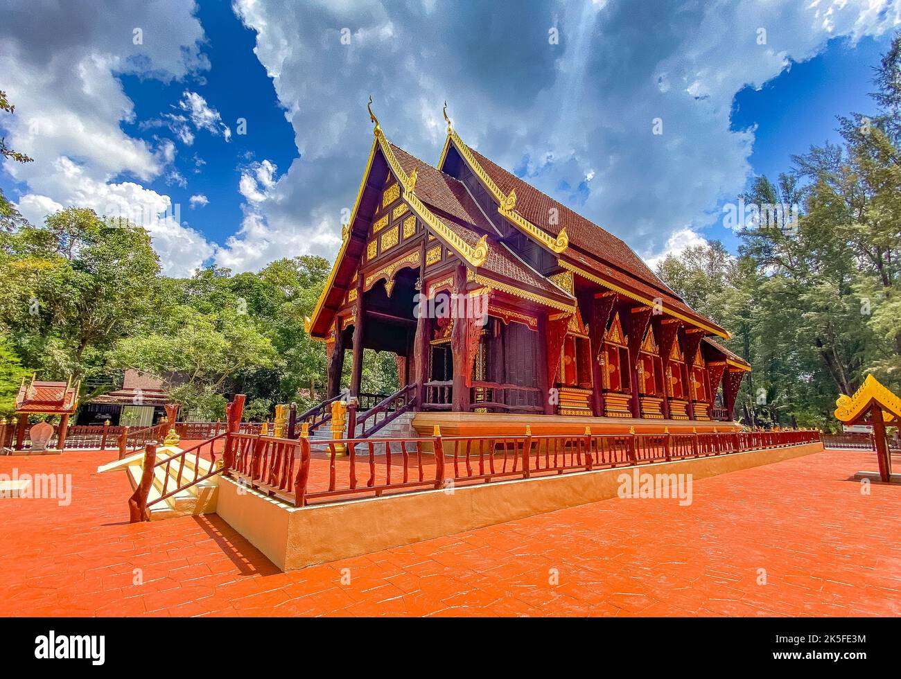 Wat Tha Sai a Khao Lak, Phang nga Thailandia Foto Stock
