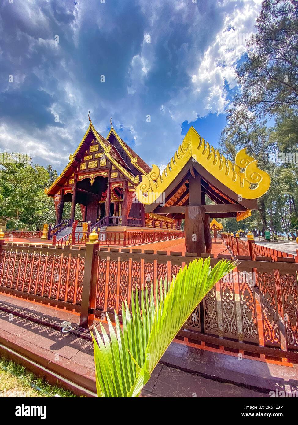 Wat Tha Sai a Khao Lak, Phang nga Thailandia Foto Stock