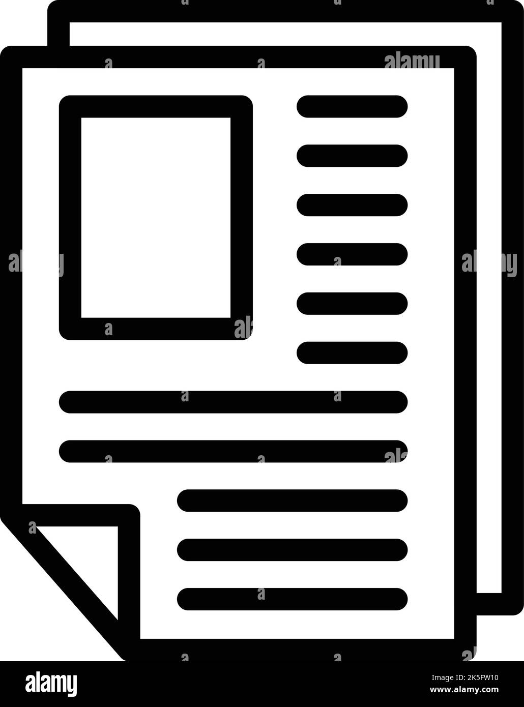 Vettore contorno icona documento di polizia. Ufficiale COP. Camera città Illustrazione Vettoriale