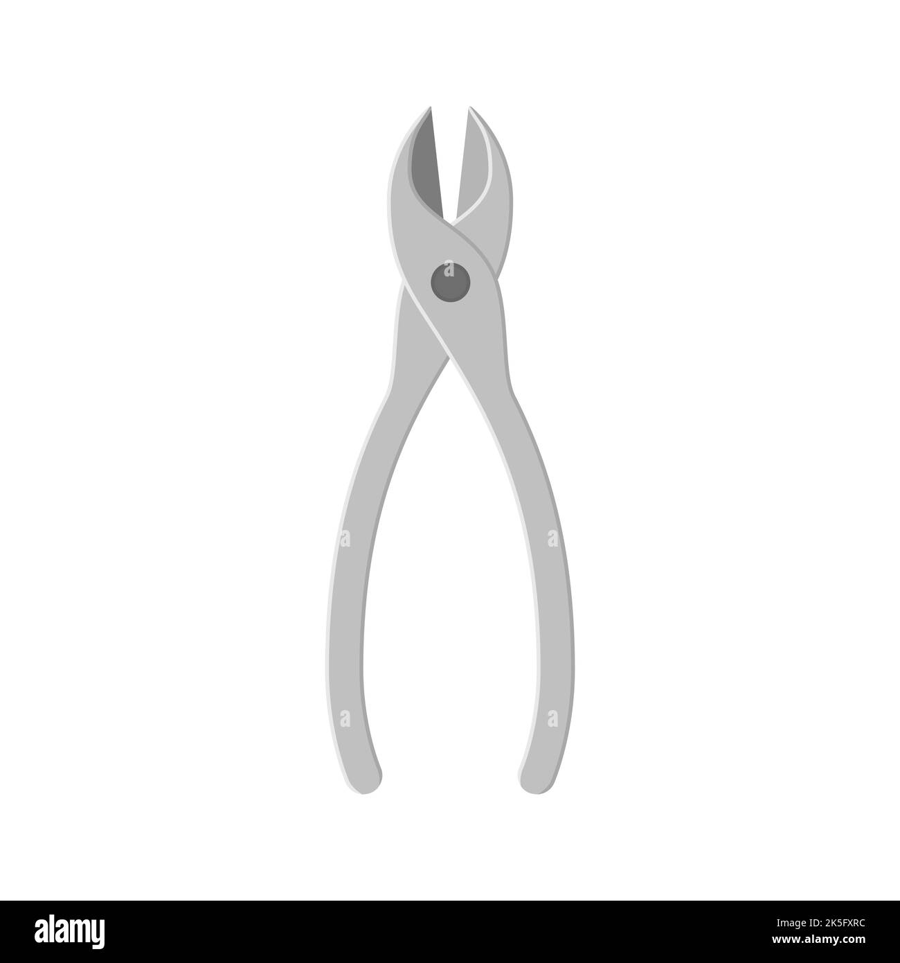 Icona della fresa laterale. Illustrazione dell'attrezzo di riparazione. Illustrazione Vettoriale