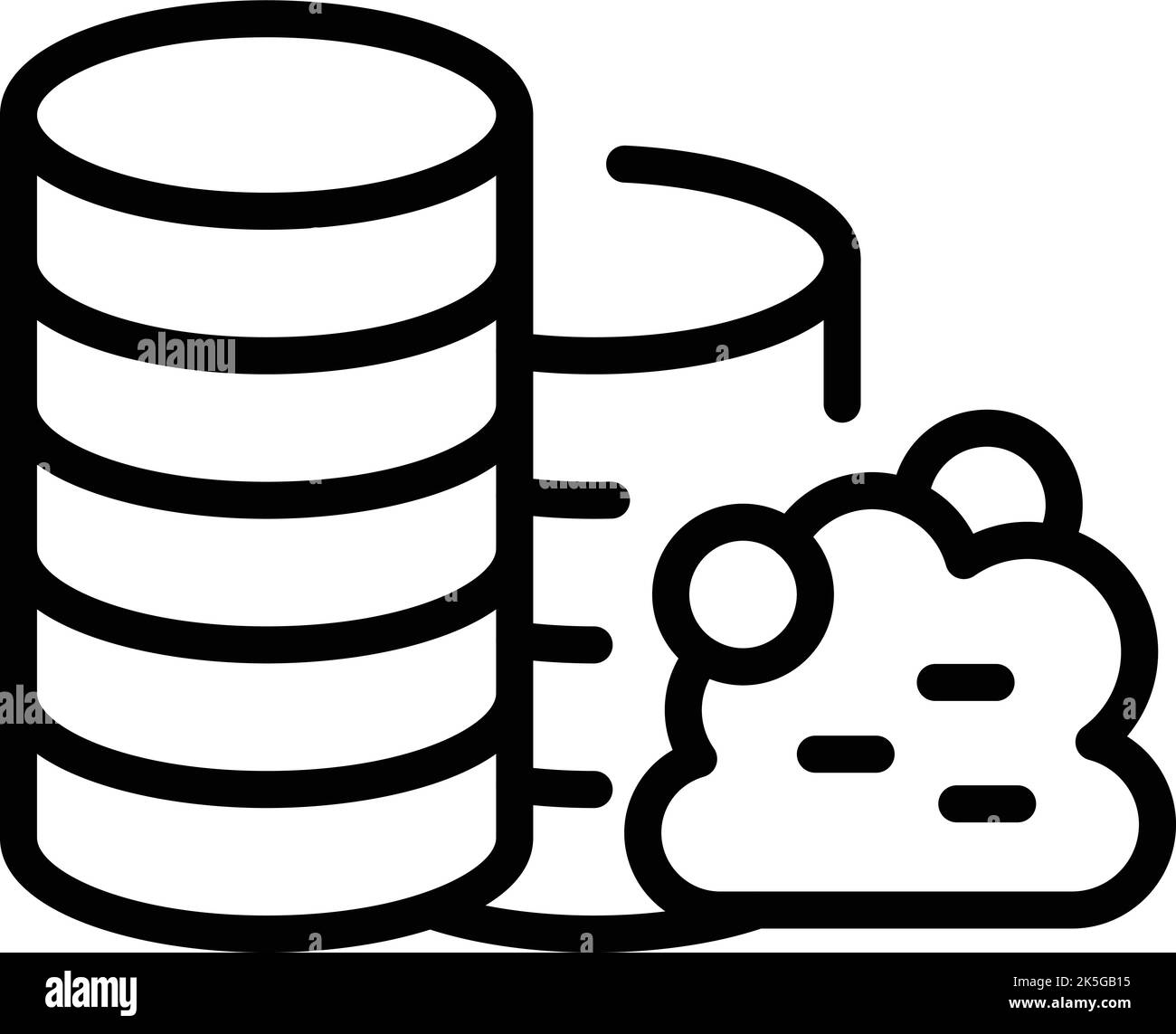 Vettore contorno icona oro. Mio oro. Cart miner Illustrazione Vettoriale