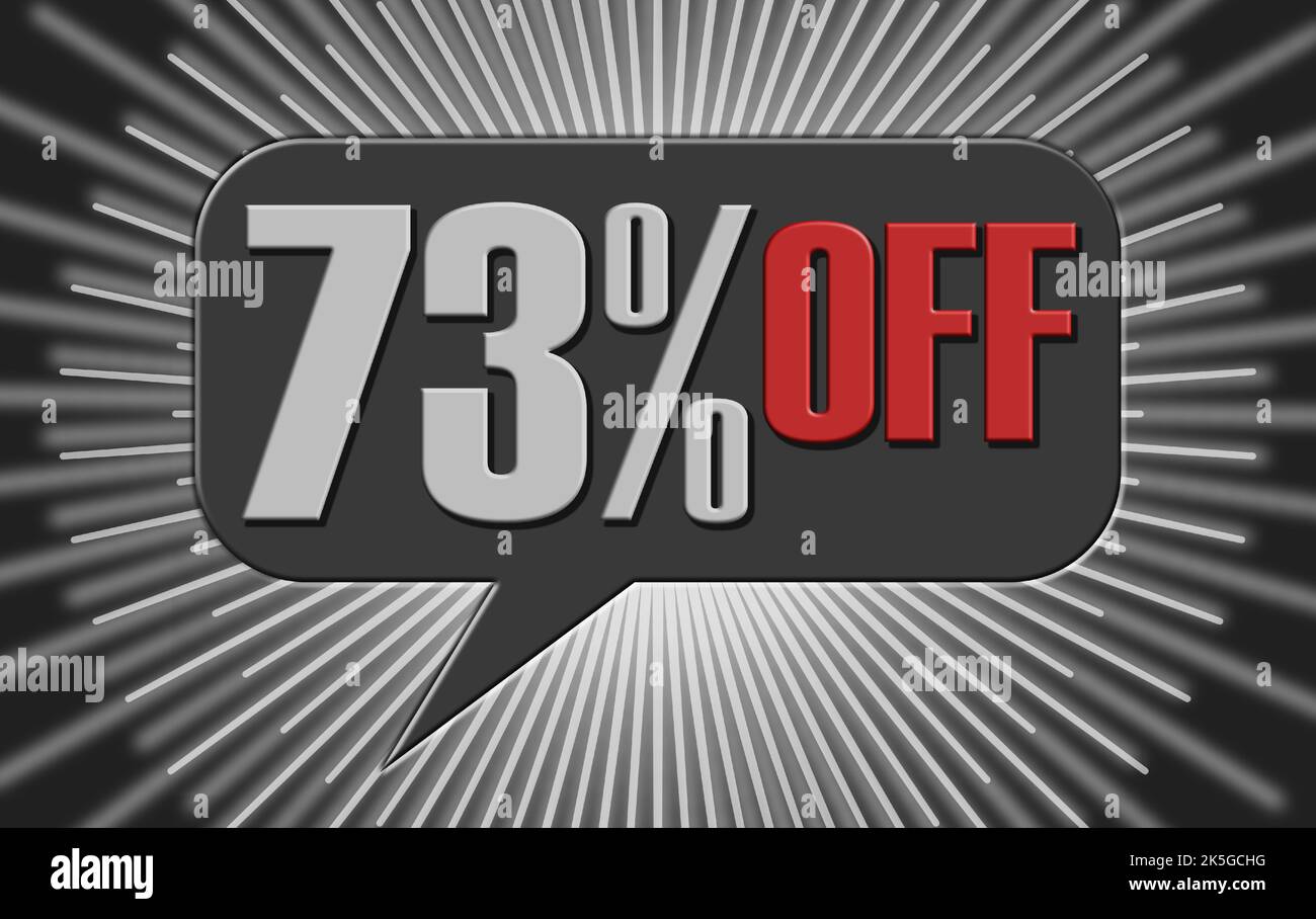 banner tag promozionale al 73% Illustrazione Vettoriale