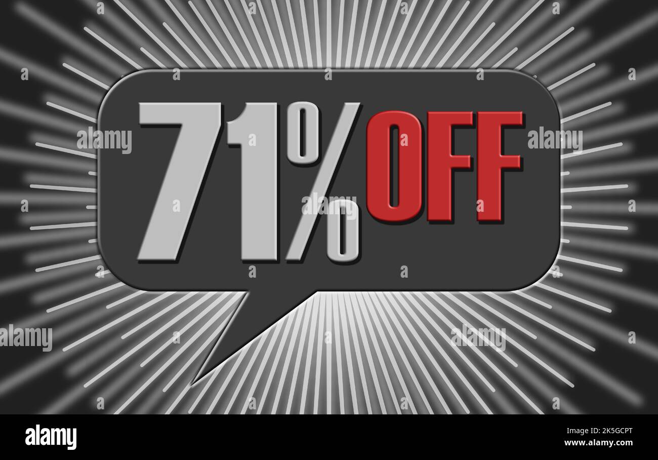 banner tag promozionale al 71% Illustrazione Vettoriale