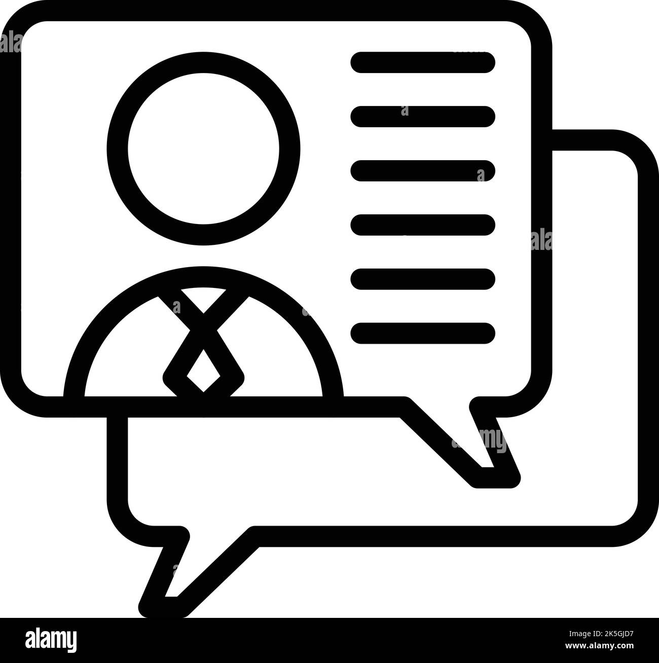 Icona della chat di assistenza sociale vettoriale. Aiuto dei lavoratori. Salute della persona Illustrazione Vettoriale