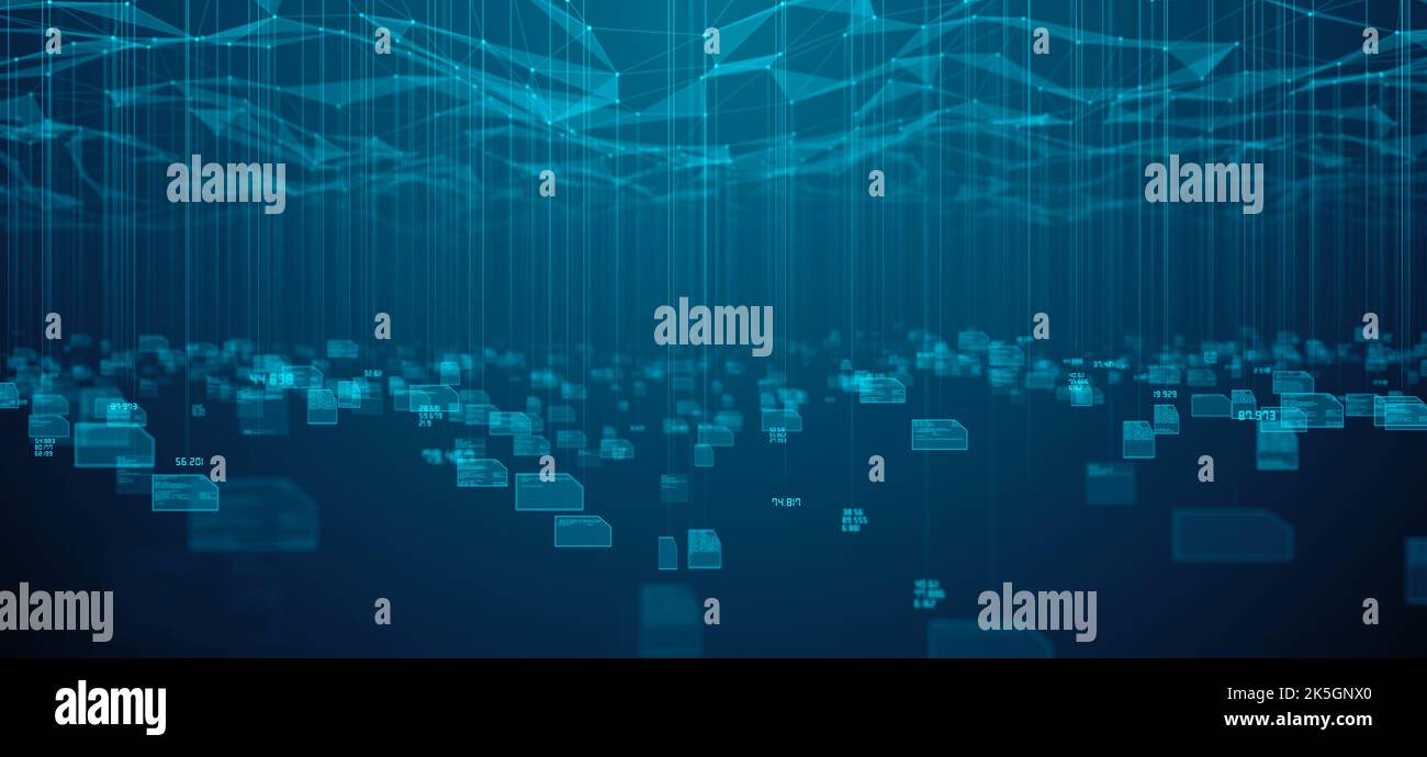 Tecnologia dell'informazione, illustrazione concettuale. Foto Stock