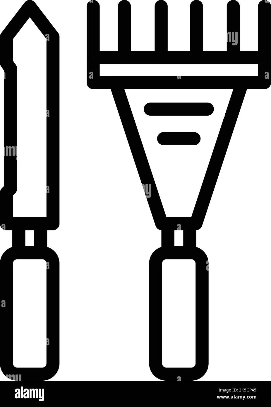 Candela facendo linea icona vettore contorno. Classe artigianale. Classe interna Illustrazione Vettoriale