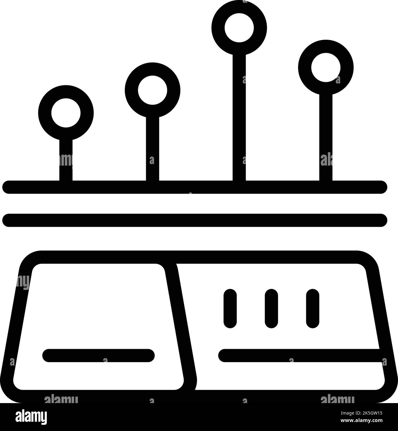 Icona barra oro vettore contorno. Cart miner. Tesoro delle risorse Illustrazione Vettoriale
