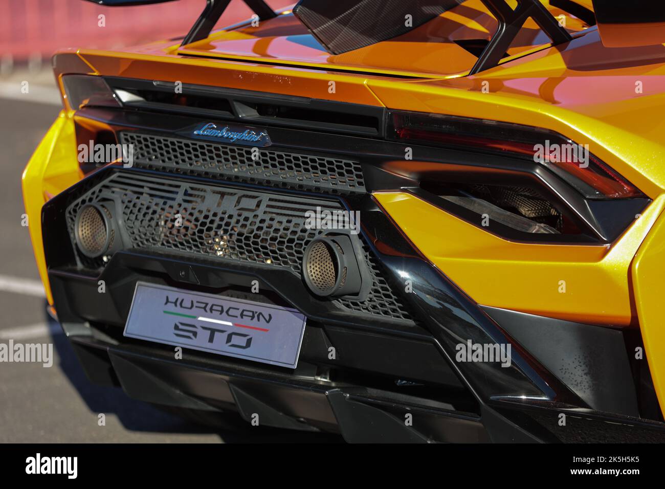 1 ottobre 2022 - Lamborghini Huracan sto al Festival della velocità, Festival de Velocidad, al circuito della Catalogna a Barcellona, Montmelo, Spagna Foto Stock