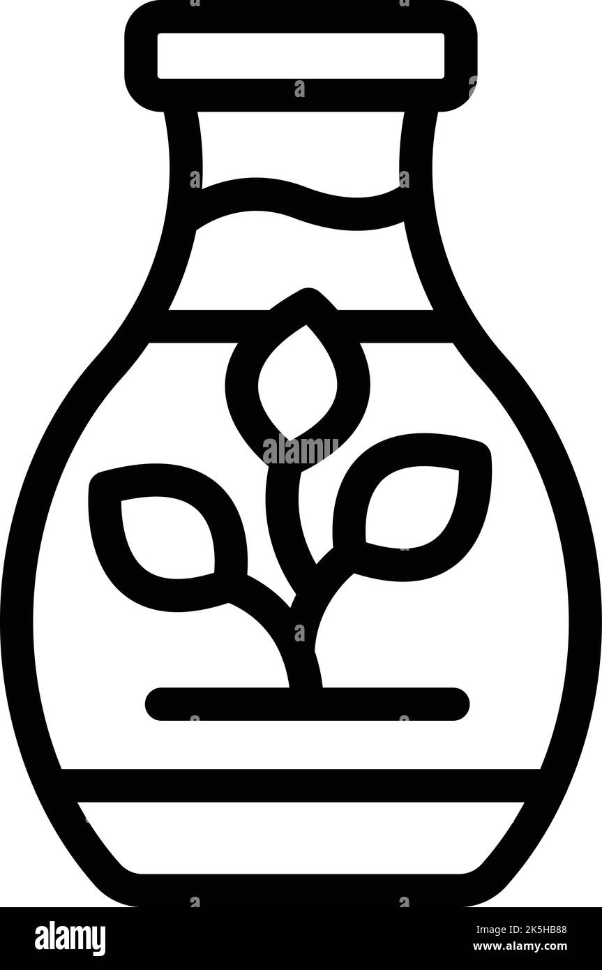 Croazia vaso icona contorno vettore. Skyline della città. Costruzione di viaggi Illustrazione Vettoriale