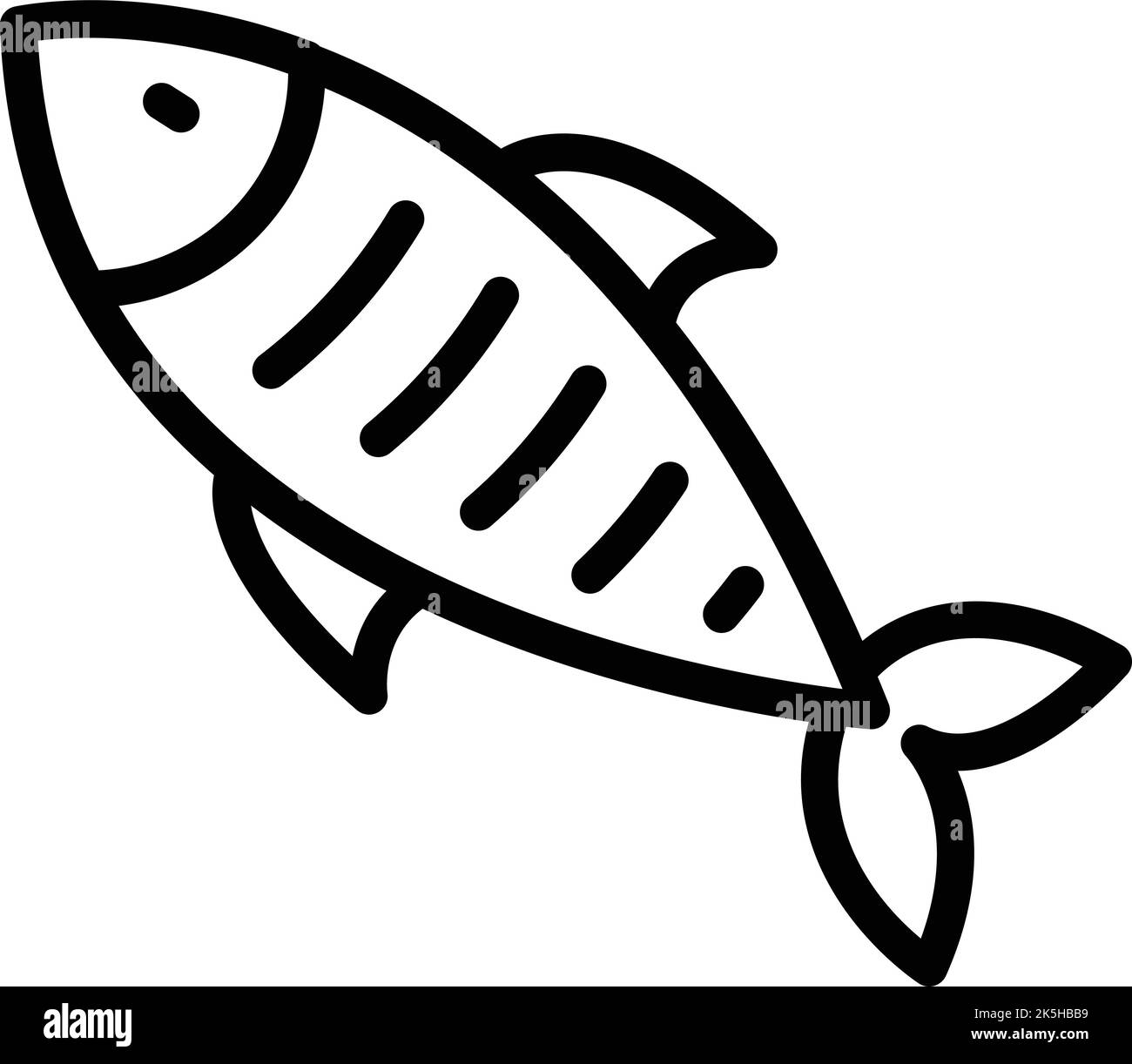 Montenegro fish icona vettoriale contorno. Mappa tour. atlante area Illustrazione Vettoriale