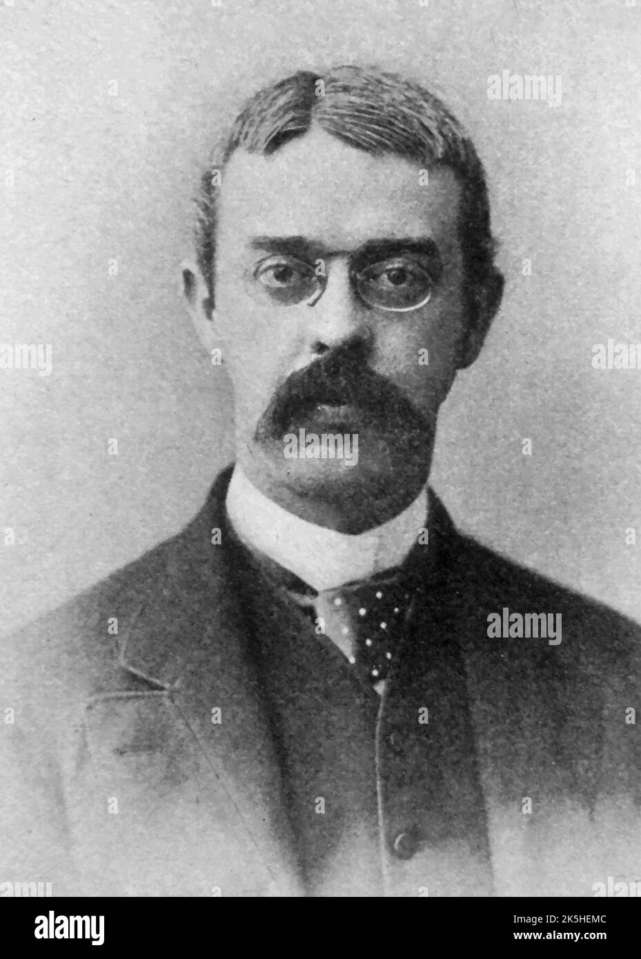 James William White (1850 – 1916) chirurgo americano Foto Stock