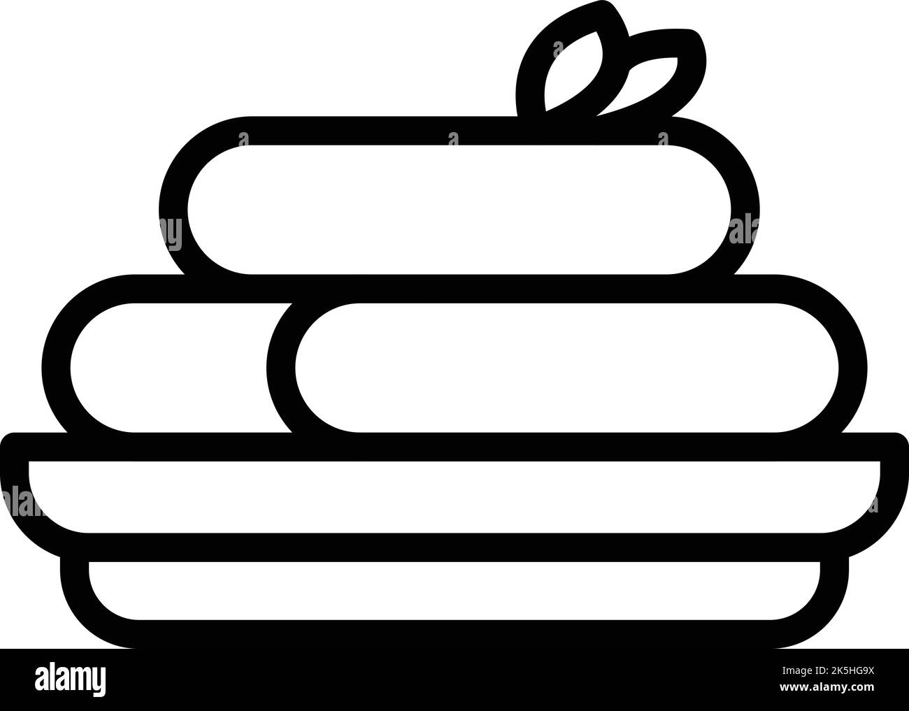 Kolkata cucina icona contorno vettore. Architettura indiana. Turismo cittadino Illustrazione Vettoriale