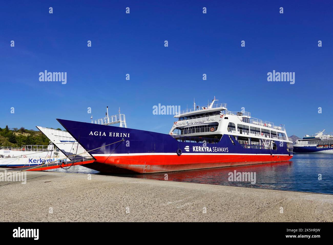 Agia Eirini, Kerkyra Seaways, Corfù, Grecia Foto Stock