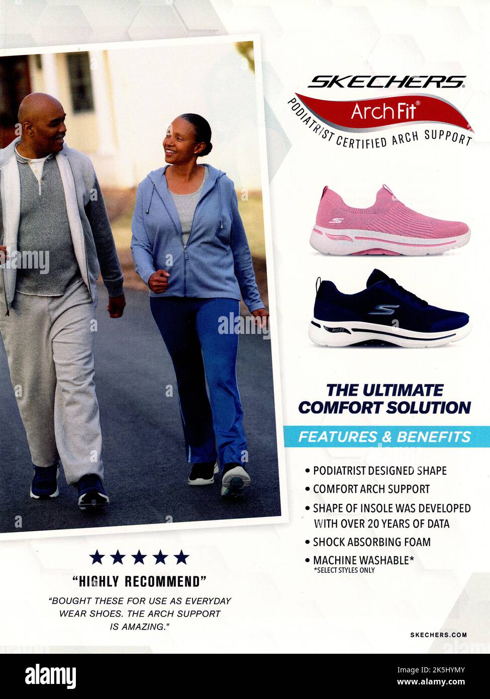 Skechers pubblicità best sale 2019