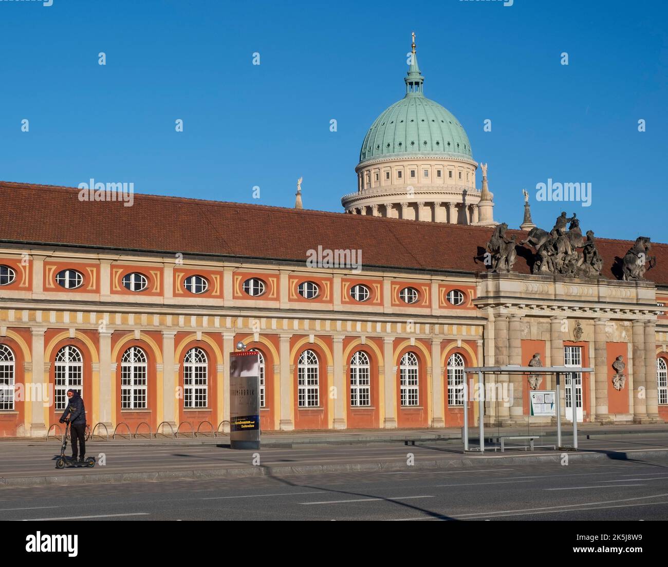 Germania, Potsdam, 05. 02. 2020, Film Museum, cupola Nikolai Chiesa Foto Stock
