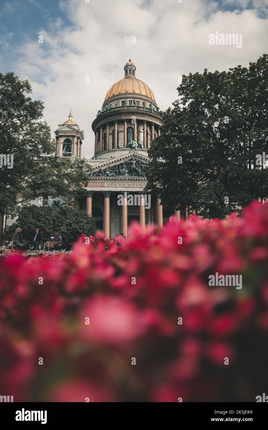 Cattedrale di San Isacco, San Pietroburgo, Russia Foto Stock