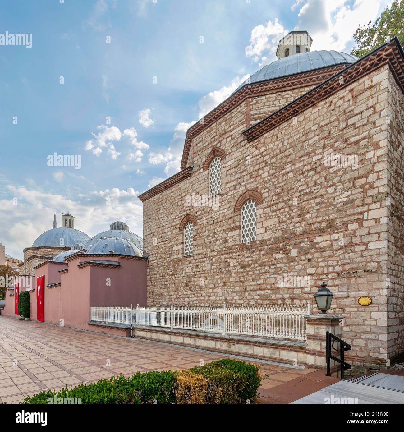 Hagia Sophia Hurrem Sultan Bathhouse, o Ayasofya Hurrem Sultan Hamami, un tradizionale bagno turco ottomano del XVI secolo, o hamam, situato in Piazza Sultanahmet, Istanbul, Turchia Foto Stock