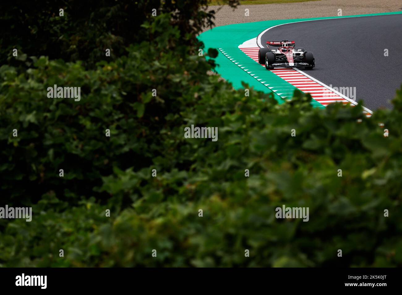77 BOTTAS Valtteri (fin), Alfa Romeo F1 Team ORLEN C42, azione in occasione del Gran Premio di Formula 1 Honda 2022, 18th° round del Campionato del mondo FIA di Formula uno 2022 dal 7 al 9 ottobre 2022 sul Suzuka International Racing Course, a Suzuka, Prefettura di mie, Giappone - Foto: DPPI/DPPI/LiveMedia Foto Stock