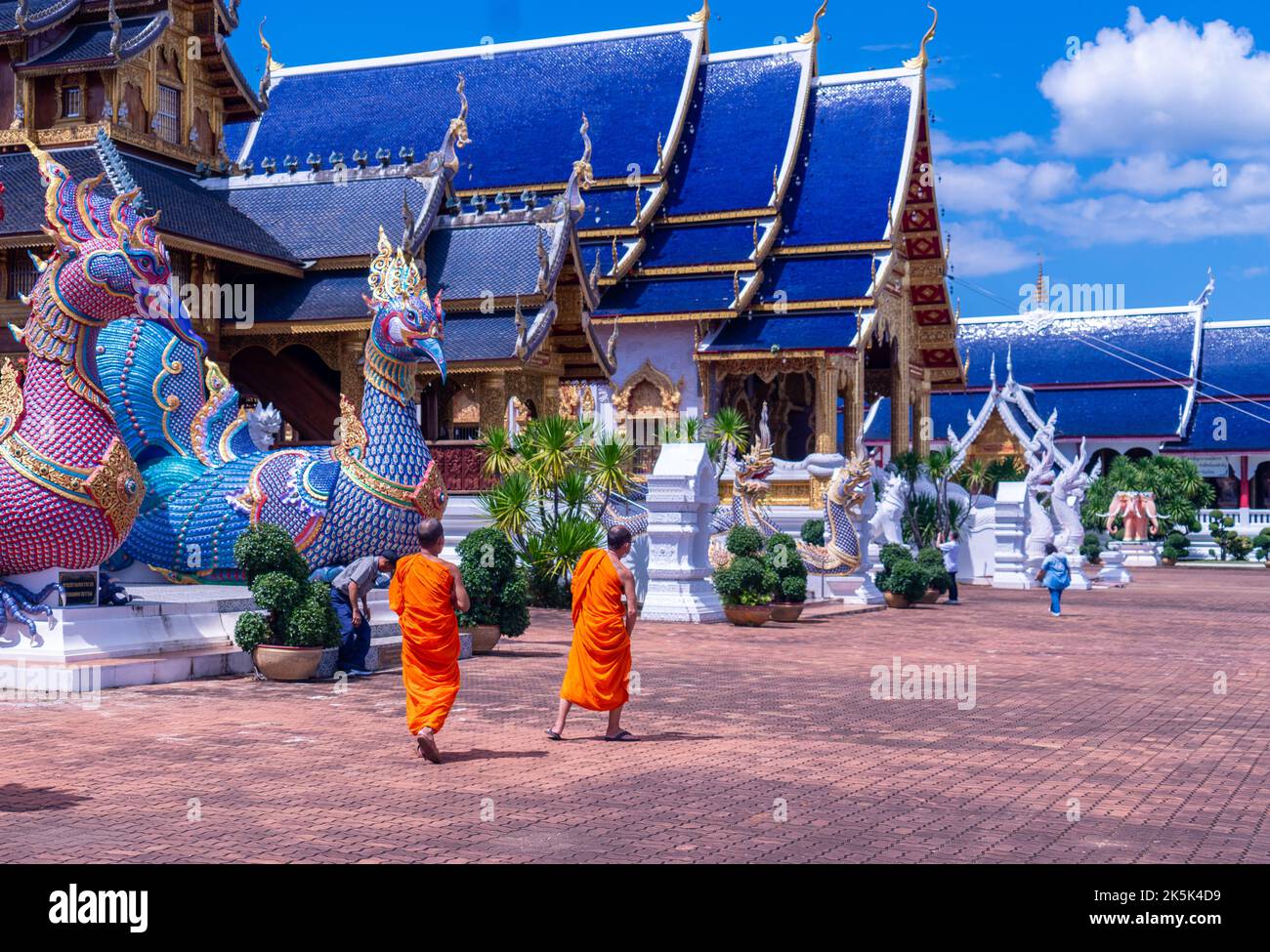 Wat Ban Den o tempio buddista Wat Banden nel distretto di Mae Taeng, Chiang mai, Thailandia Foto Stock