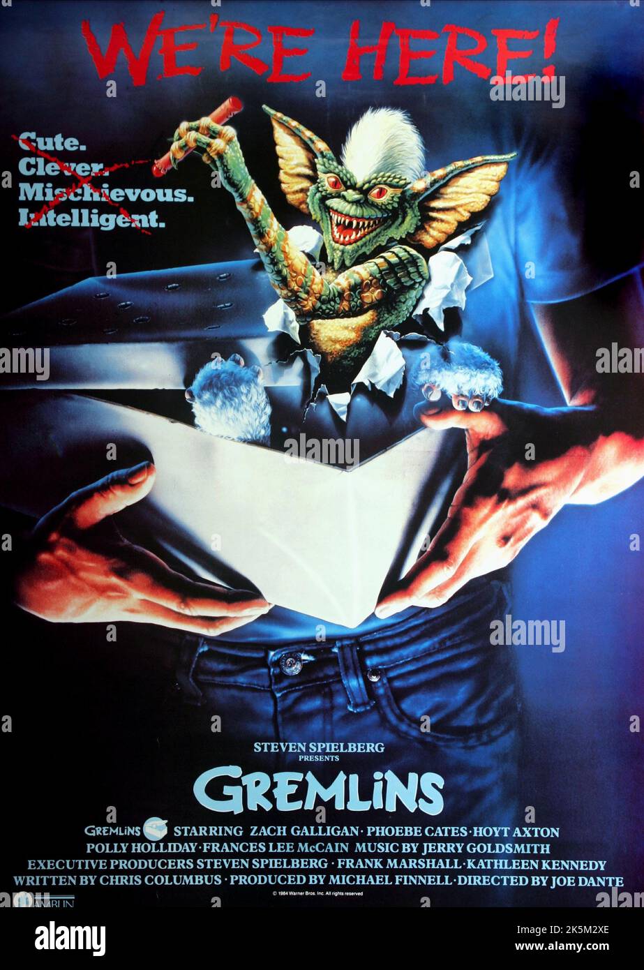 Gremlins 1984 Gremlins Film Poster Foto Stock