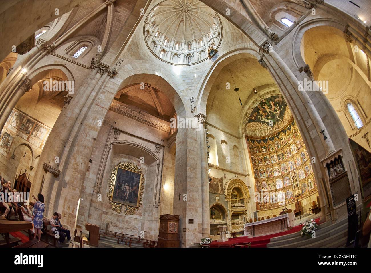 Vecchia Cattedrale di Salamanca, Città di Salamanca, Spagna, Europa. Foto Stock