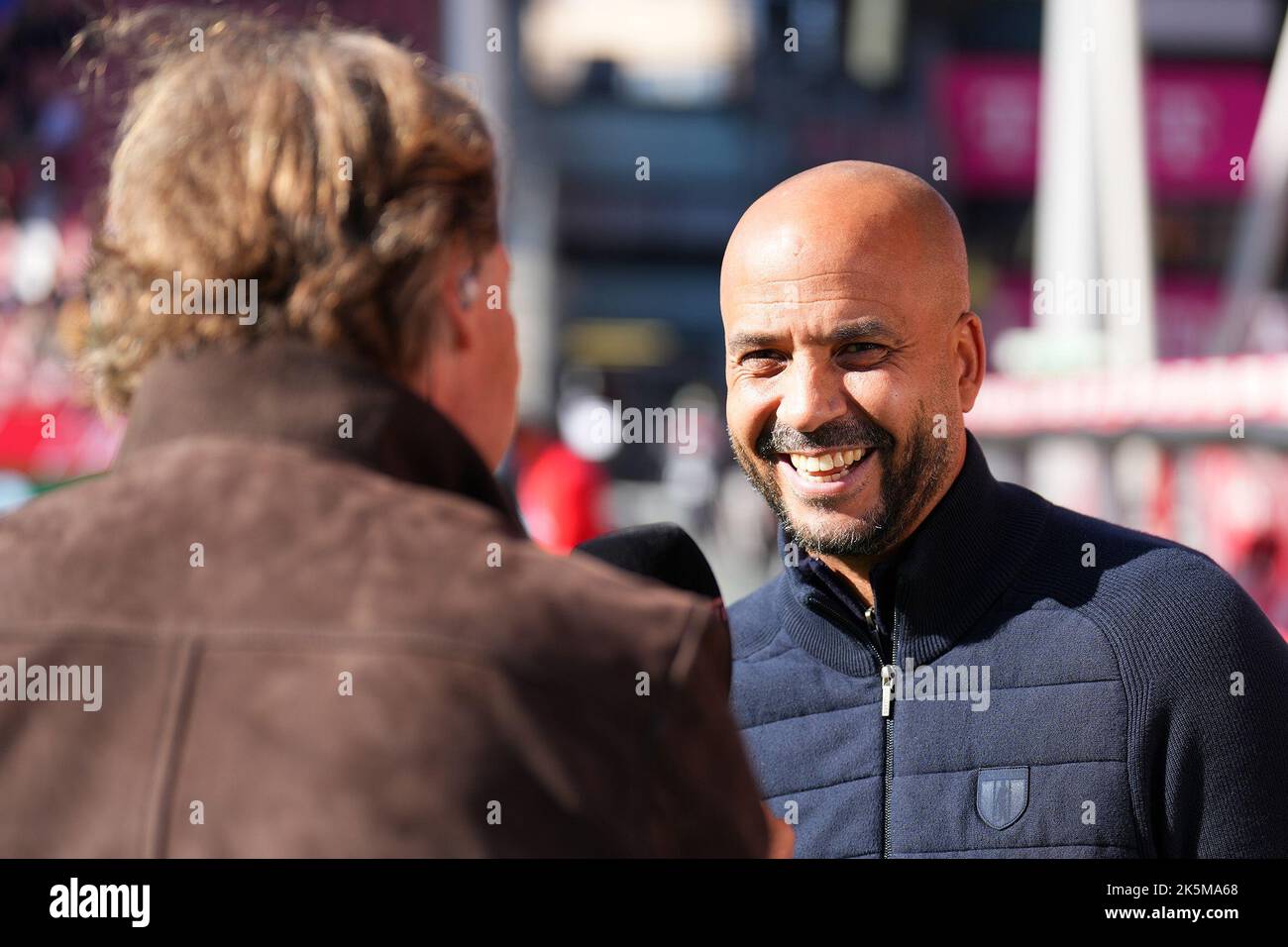 UTRECHT - AZ Alkmaar allenatore Pascal Jansen durante la partita olandese di Eredivie tra FC Utrecht e AZ Alkmaar allo Stadion Galgenwaard il 9 ottobre 2022 a Utrecht, Paesi Bassi. ANP ED DEL POL Foto Stock
