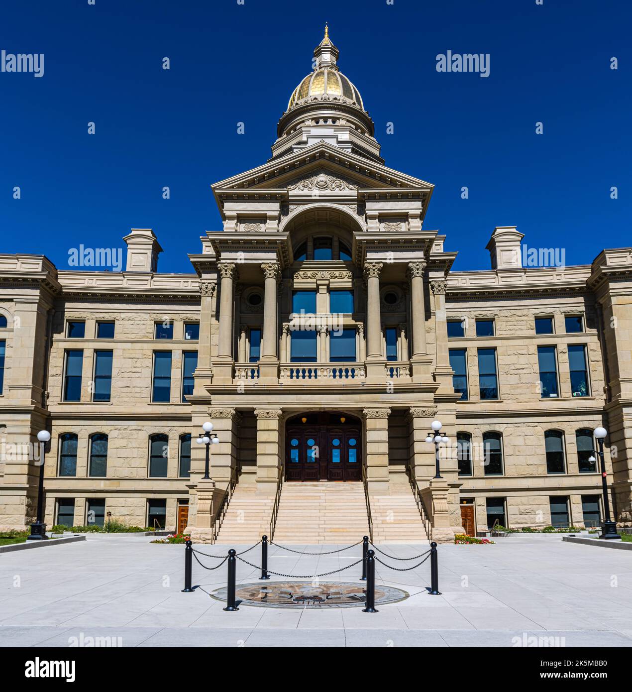 Il Wyoming state Capitol Building, Cheyenne, Wyoming, USA Foto Stock