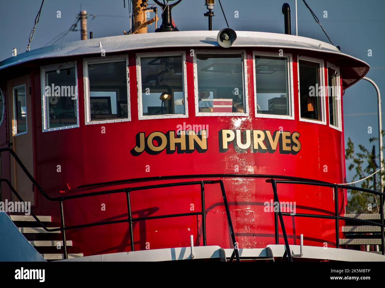 Big Red Tugboat, Door County Maritime Museum, Sturgeon Bay, Wisconsin, USA Foto Stock