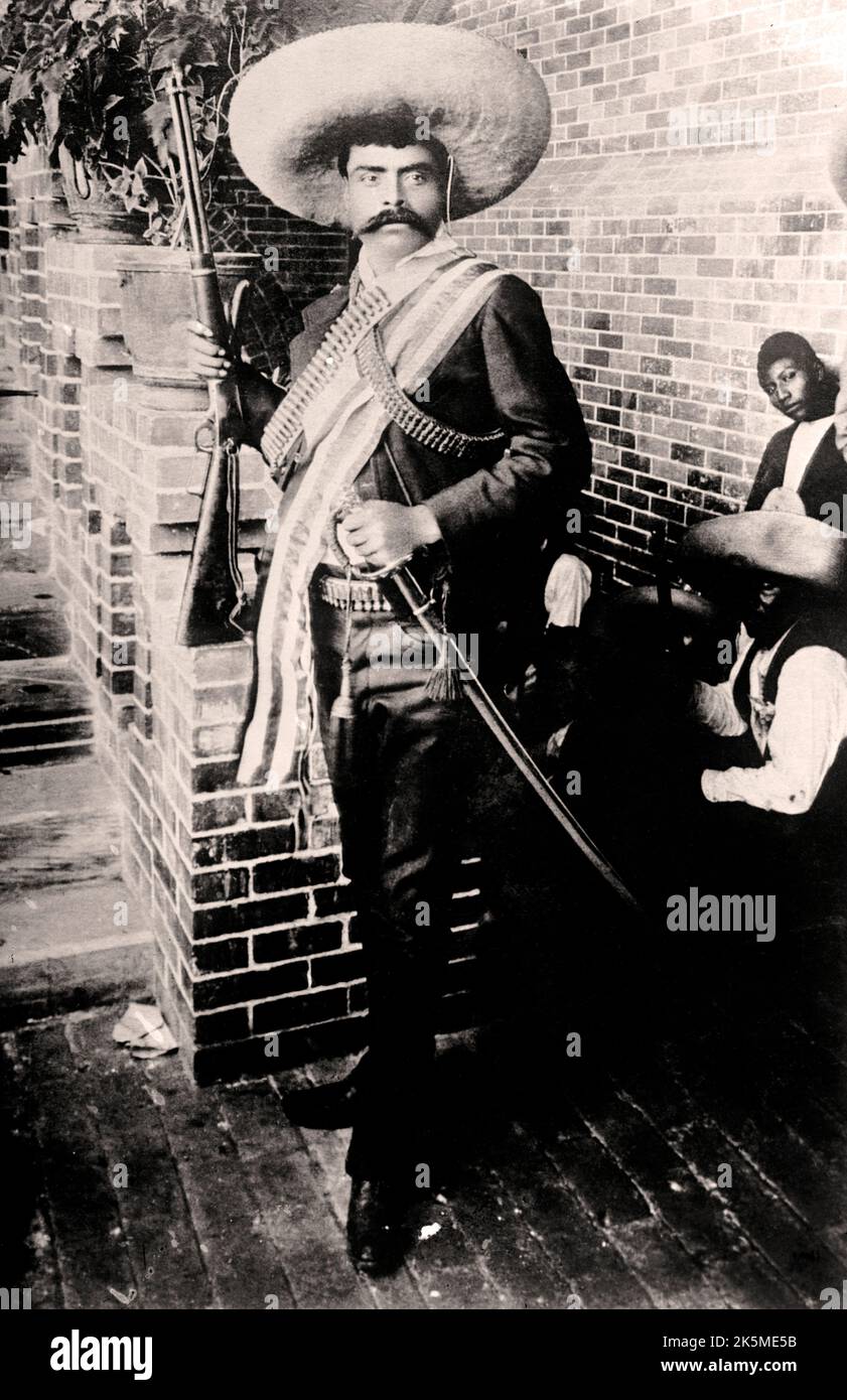 Emelio Zapata Salazar (1879-1919), leader della Rivoluzione messicana (1910-1920) Foto Stock Emelio Zapata Salazar (1879-1919), leader della Rivoluzione messicana (1910-1920) Foto Stock