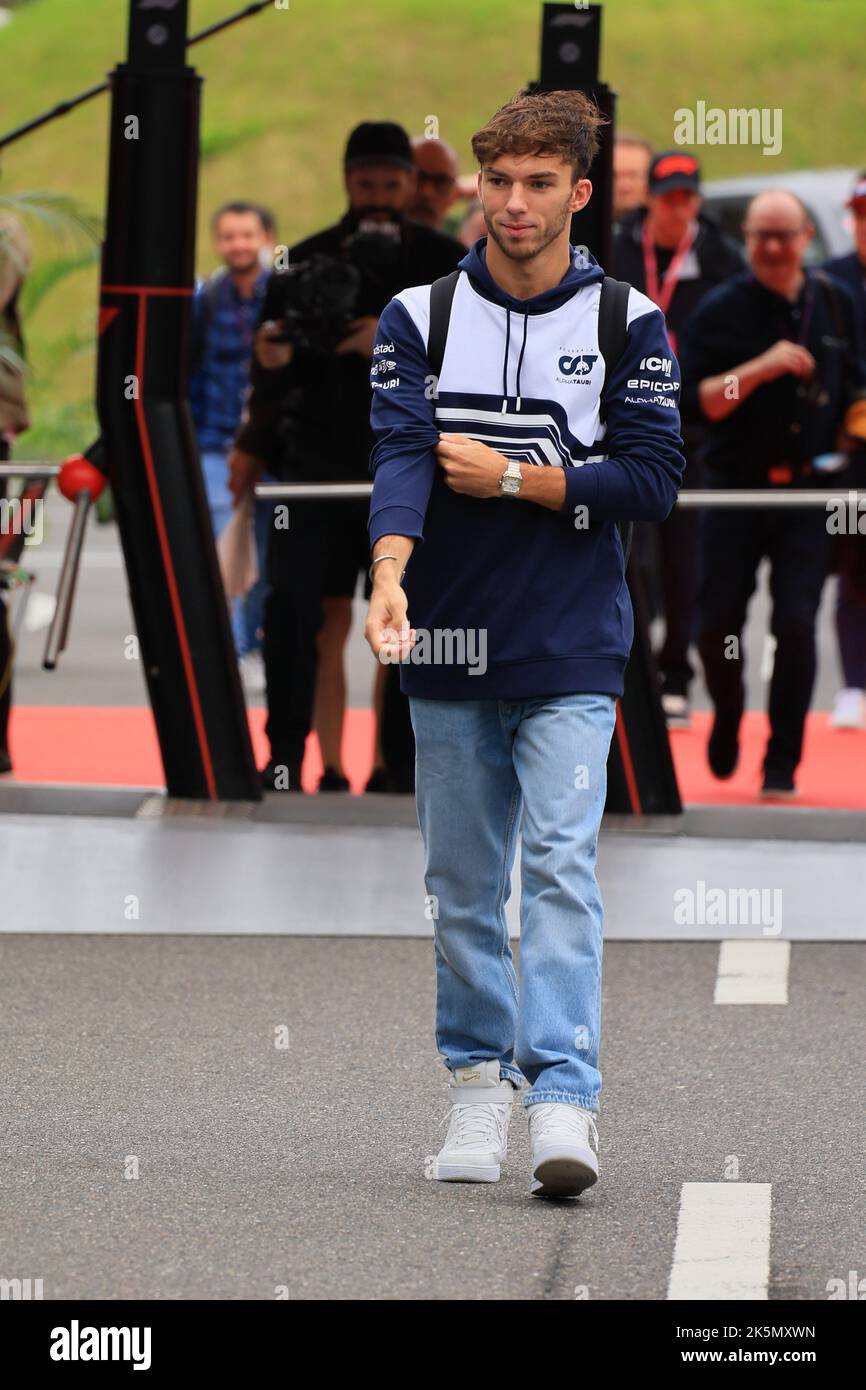 9th ottobre 2022; circuito di Suzuka, Ino, Città di Suzuka, Prefettura di mie, Giappone: FIA F1 Gran Premio del Giappone, giornata di gara; Scuderia AlphaTauri, Pierre Gasly Foto Stock