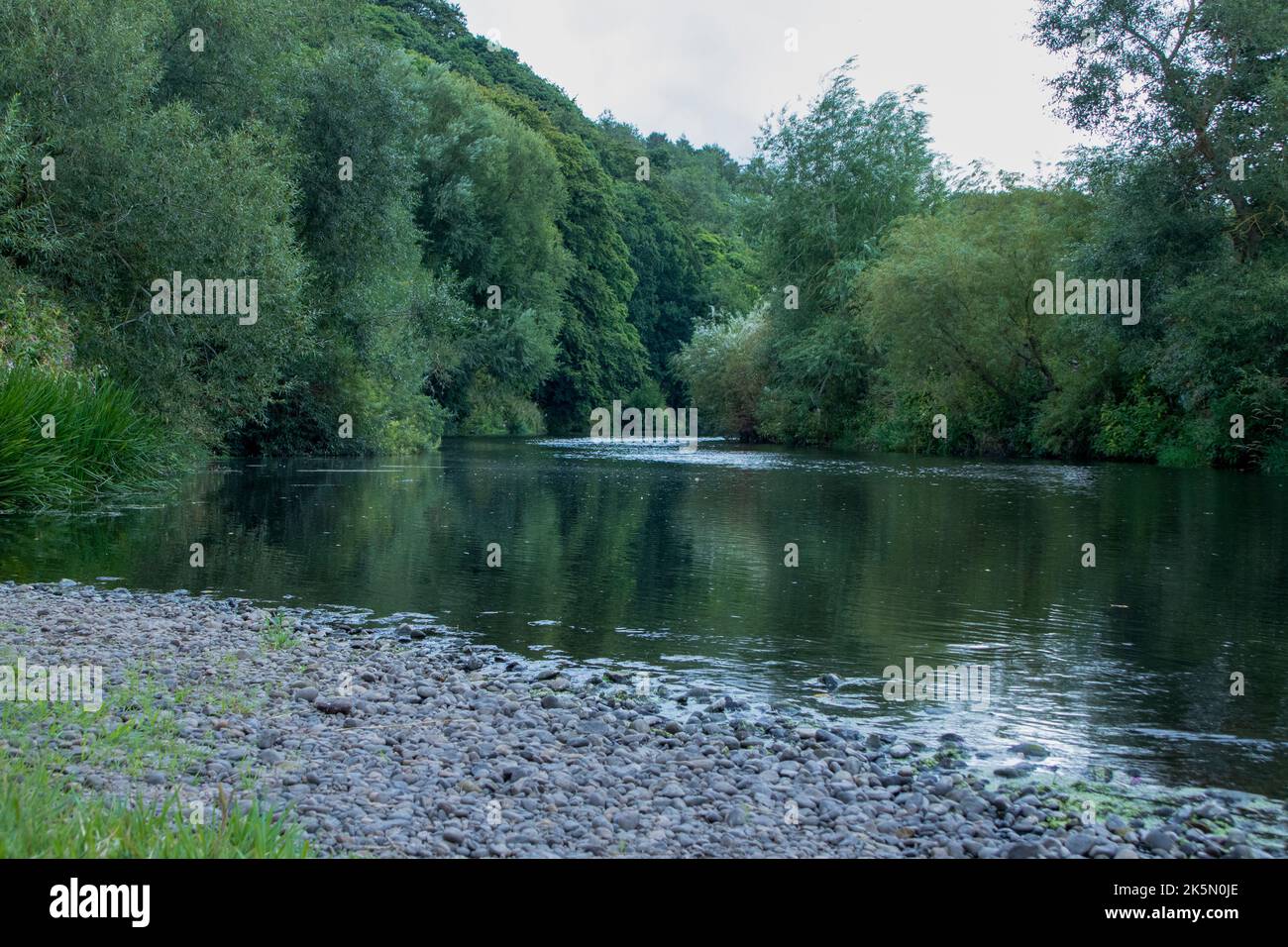 River Wear a fine estate Foto Stock