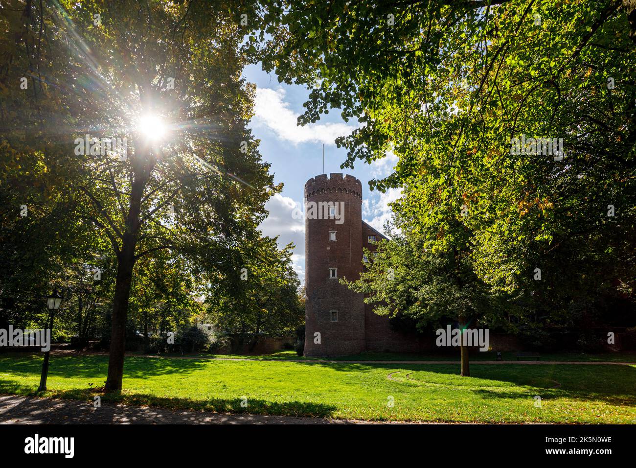 Castello Kurkölnische Landesburg a Kempen, archivio della città, archivio distrettuale Viersen e centro distrettuale per l'educazione degli adulti Foto Stock