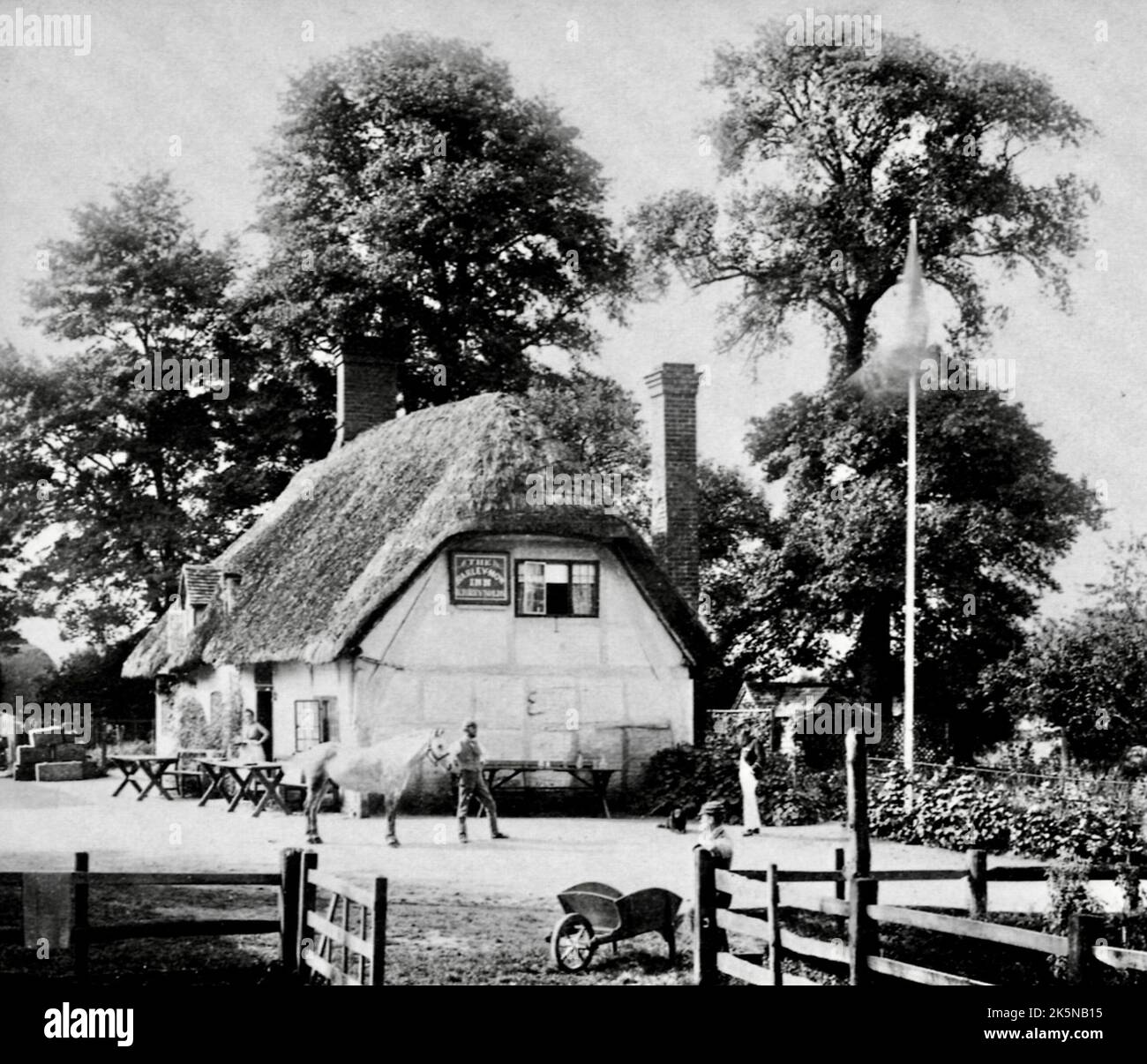 Francis Frith - Clifton Hampton Public House - The Barley Mow Foto Stock