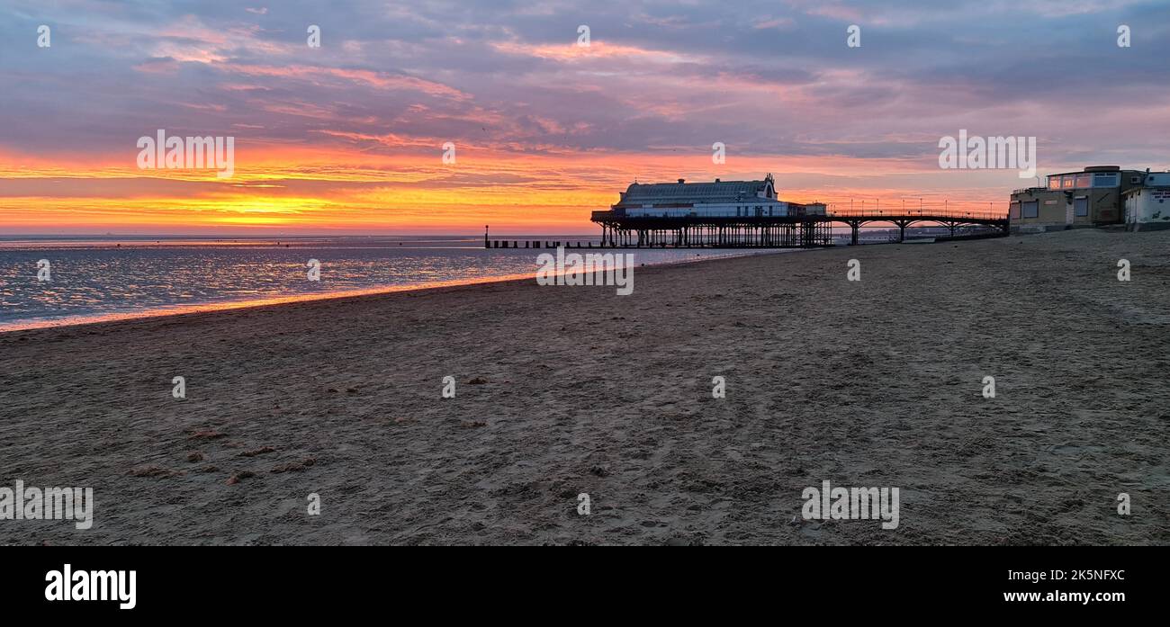 Cleethorpes alba Foto Stock