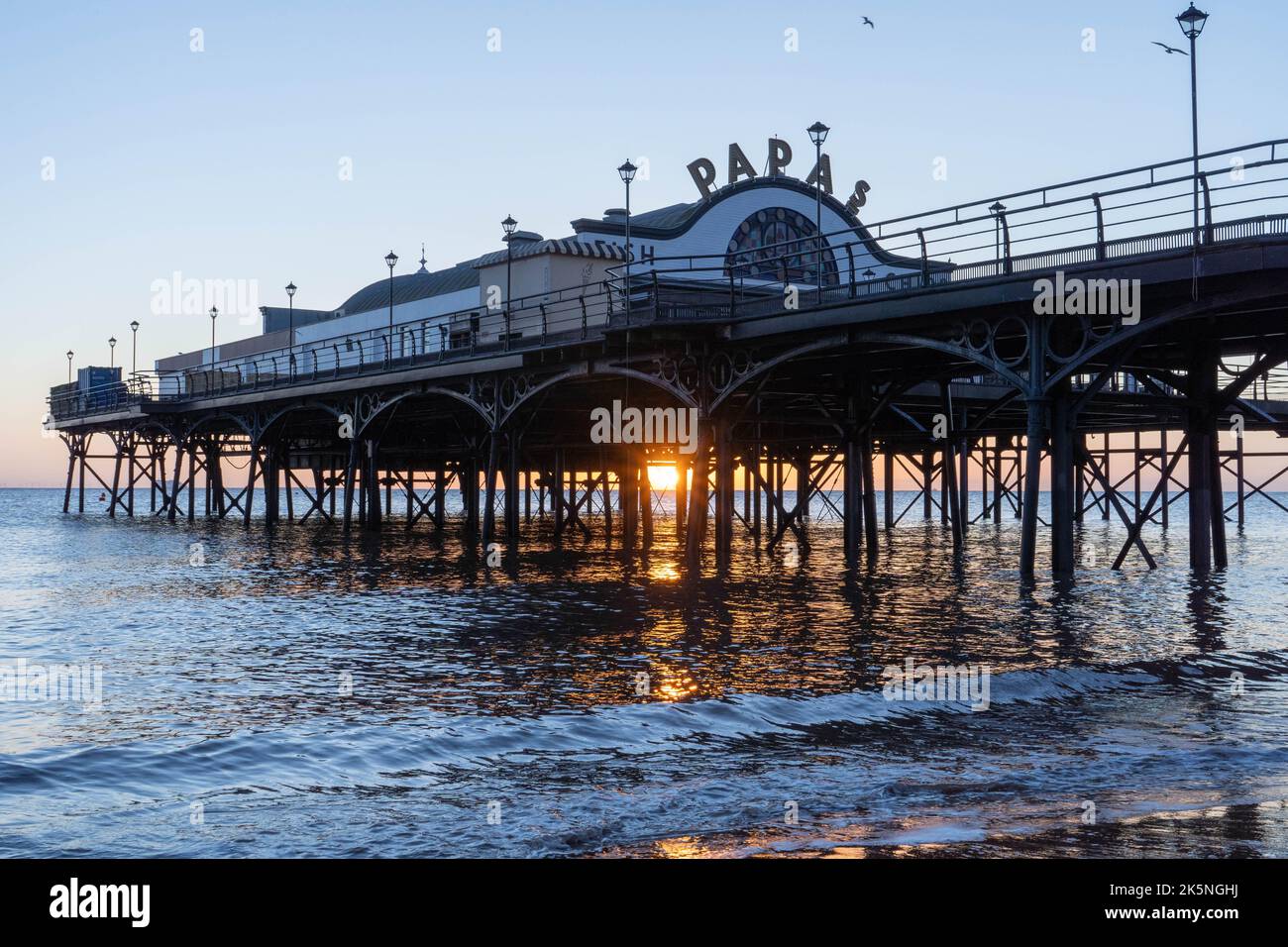 Cleethorpes alba Foto Stock