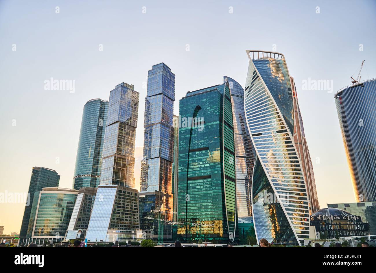 Mosca, Russia - 30.07.2022: Vista dei grattacieli di Mosca. Centro Affari Internazionale Foto Stock