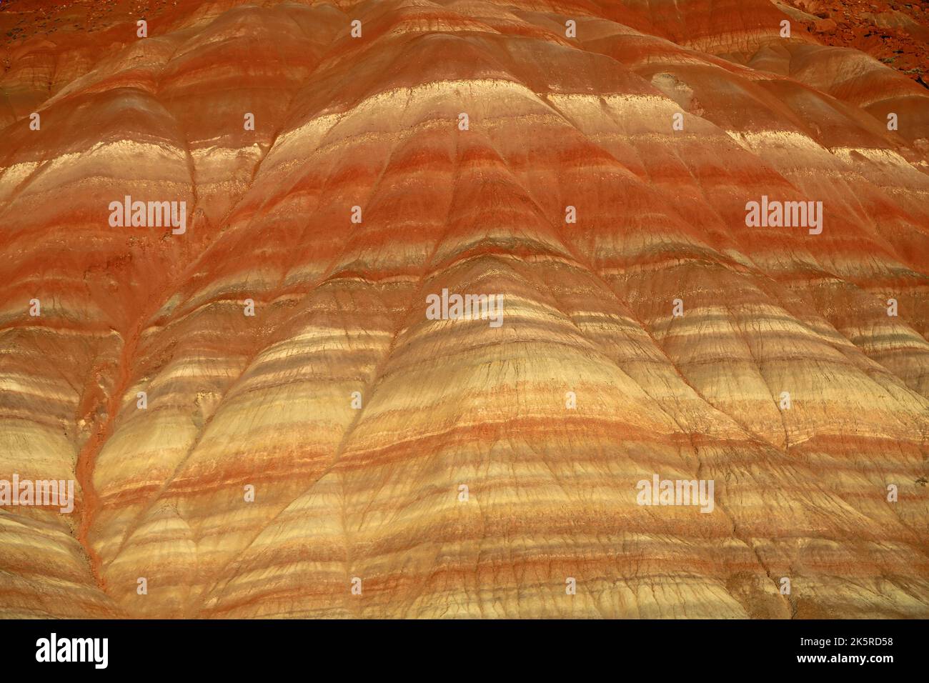 Collina a strisce - Old Paria Movie Set, Utah Foto Stock