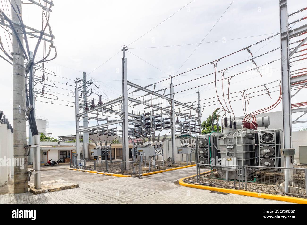 Una centrale elettrica a Cebu City, Filippine Foto Stock