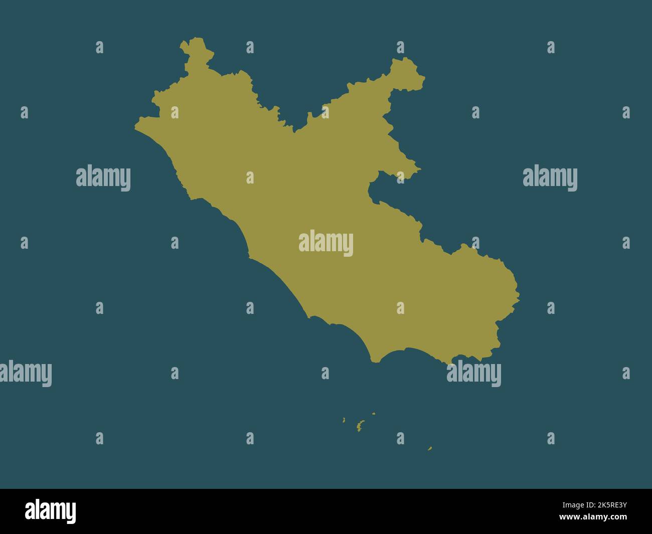 Lazio, regione d'Italia. Forma a tinta unita Foto Stock