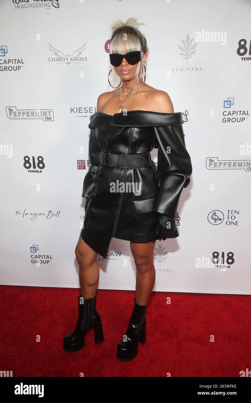 Los Angeles, California. 9th Ott 2022. Ciara al 7th° Annual Imagine Ball presentato da Imagine LA al Peppermint Club di Los Angeles, California, il 9 ottobre 2022. Credit: Faye Sadou/Media Punch/Alamy Live News Foto Stock