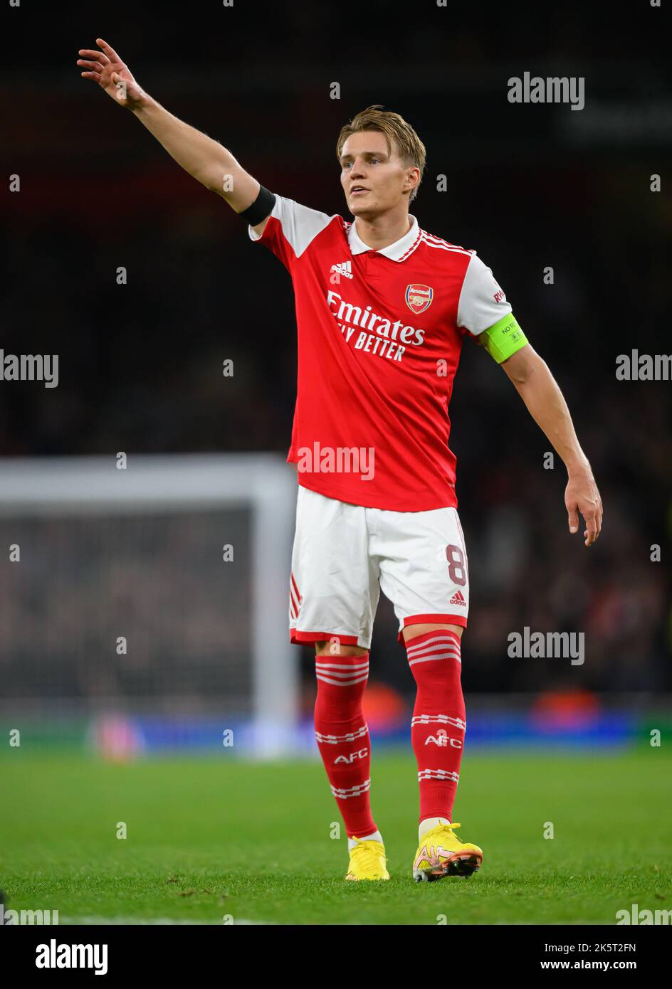 06 Ott 2022 - Arsenal / FK Bodo/Glimt - UEFA Europa League - Gruppo A - Emirates Stadium Martin Odegaard dell'Arsenal durante la UEFA Europa League Group Una partita all'Emirates Stadium, Londra. Foto : Mark Pain / Alamy Live News Foto Stock