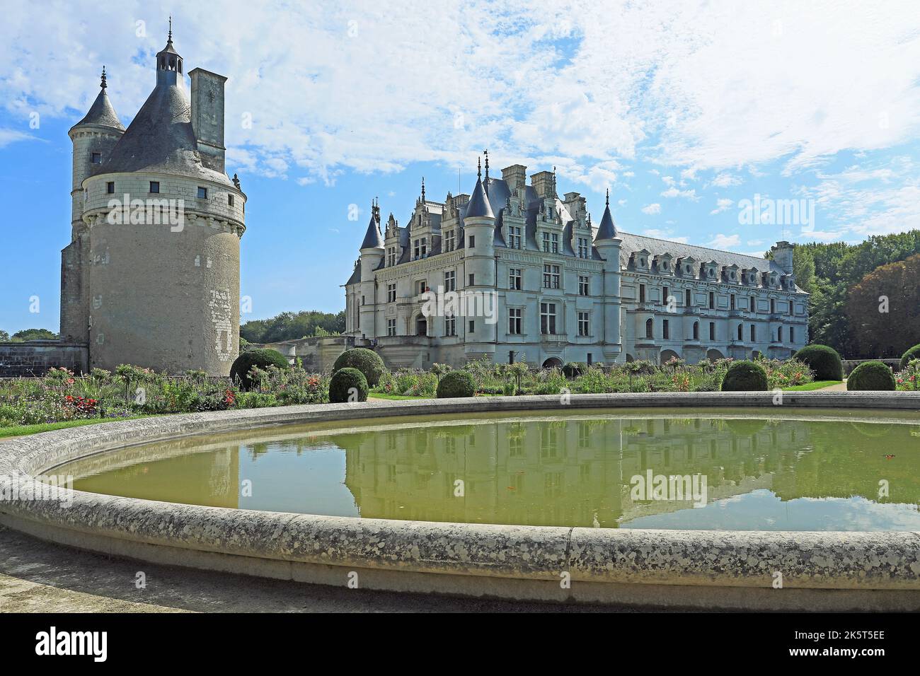 Chateau de Chenonceau, Francia Foto Stock