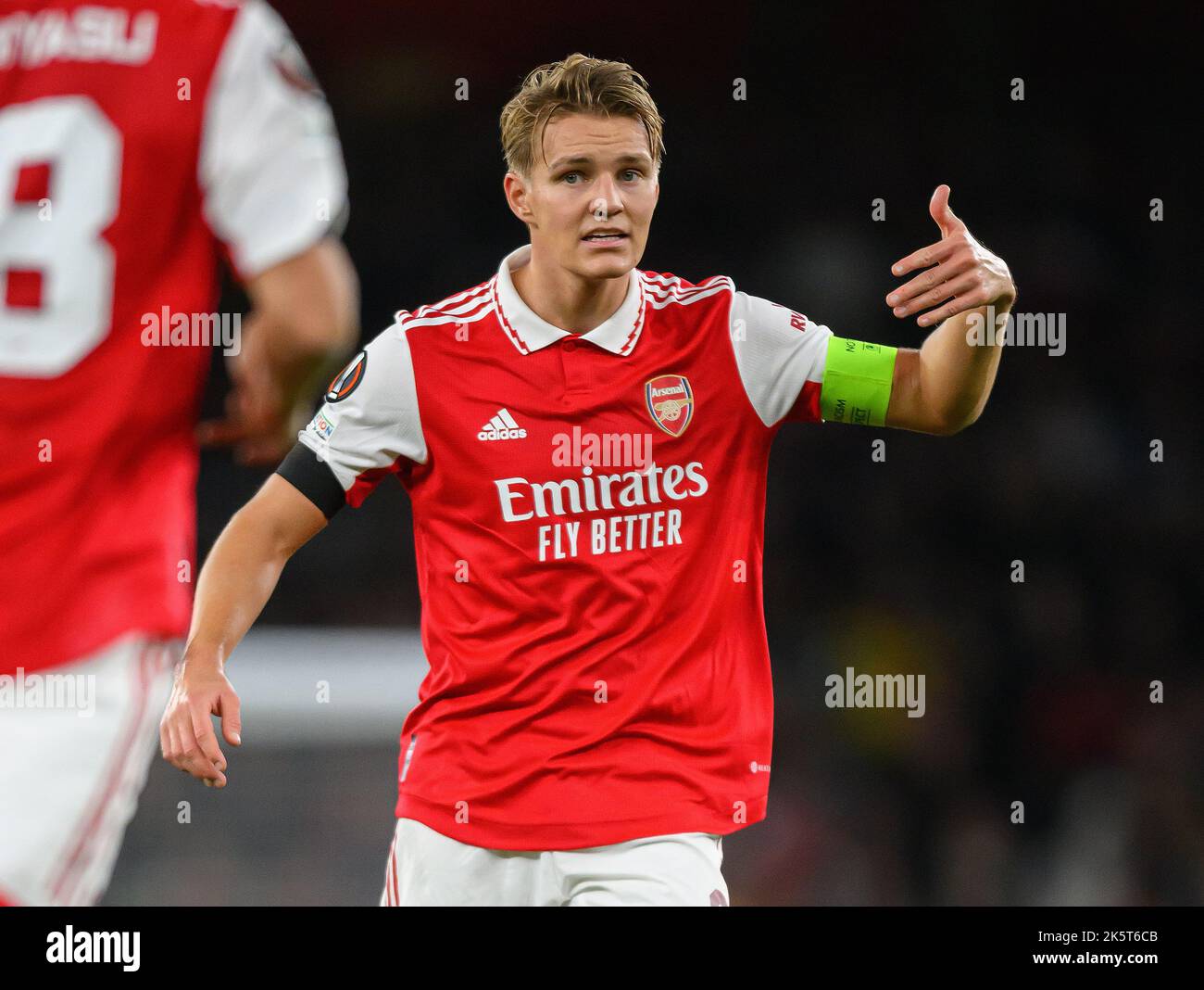 06 Ott 2022 - Arsenal / FK Bodo/Glimt - UEFA Europa League - Gruppo A - Emirates Stadium Martin Odegaard dell'Arsenal durante la UEFA Europa League Group Una partita all'Emirates Stadium, Londra. Foto : Mark Pain / Alamy Live News Foto Stock