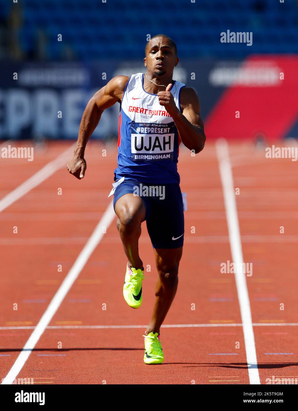 Foto del file datata 01-07-2017 di Chijindu Ujah. Lo sprinter britannico CJ Ujah è stato vietato per 22 mesi dopo aver fallito un test antidroga ai Giochi Olimpici della scorsa estate. Data di emissione: Lunedì 10 ottobre 2022. Foto Stock